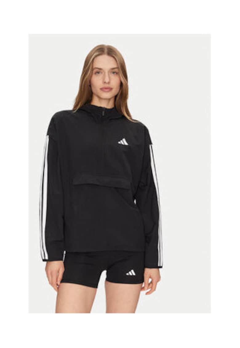 Geaca de vant fara inchidere cu imprimeu