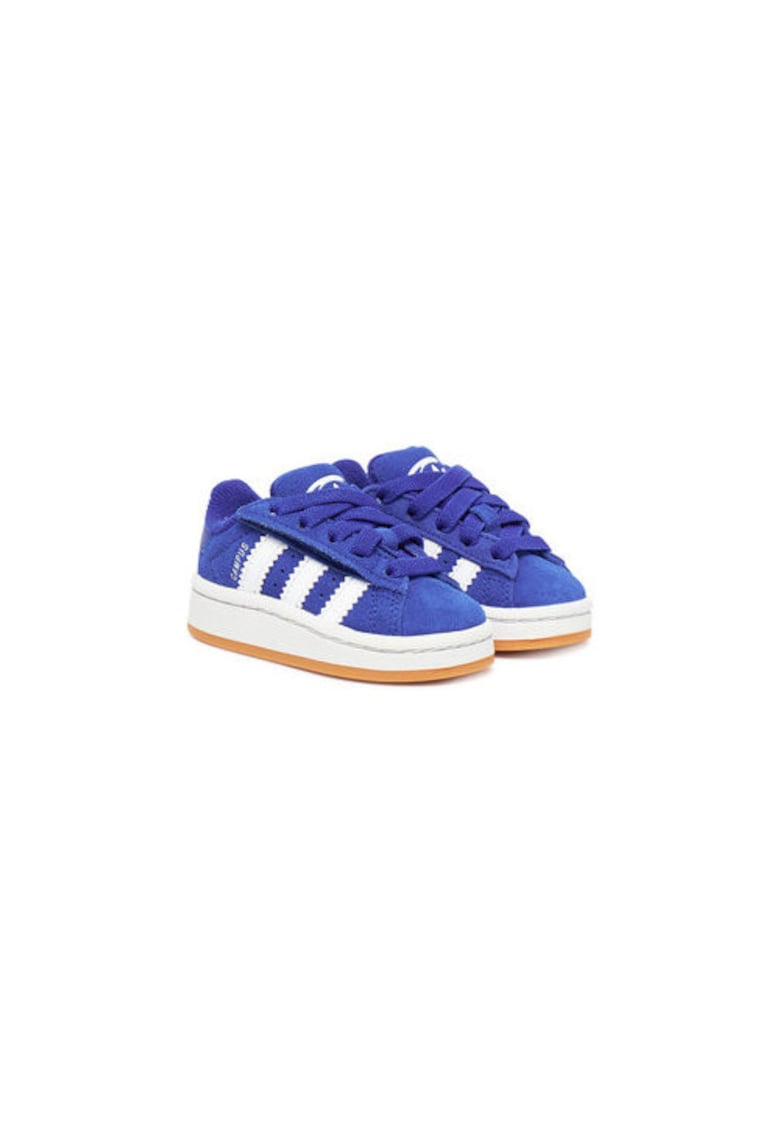 Pantofi sport din piele intoarsa cu talpa plata