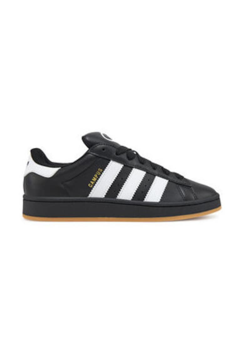 Pantofi sport de piele cu benzi perforate