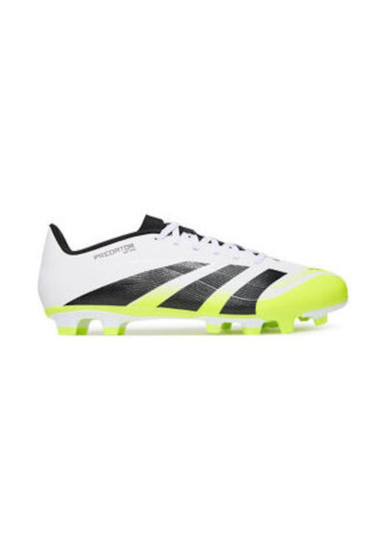 Pantofi sport din piele ecologica cu dungi emblematice si accente contrastante - pentru fotbal