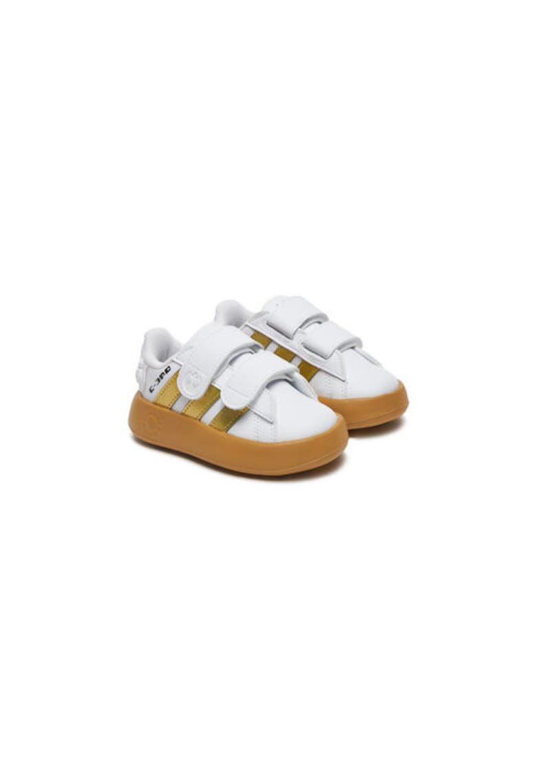 Pantofi sport din piele ecologica cu varf rotund