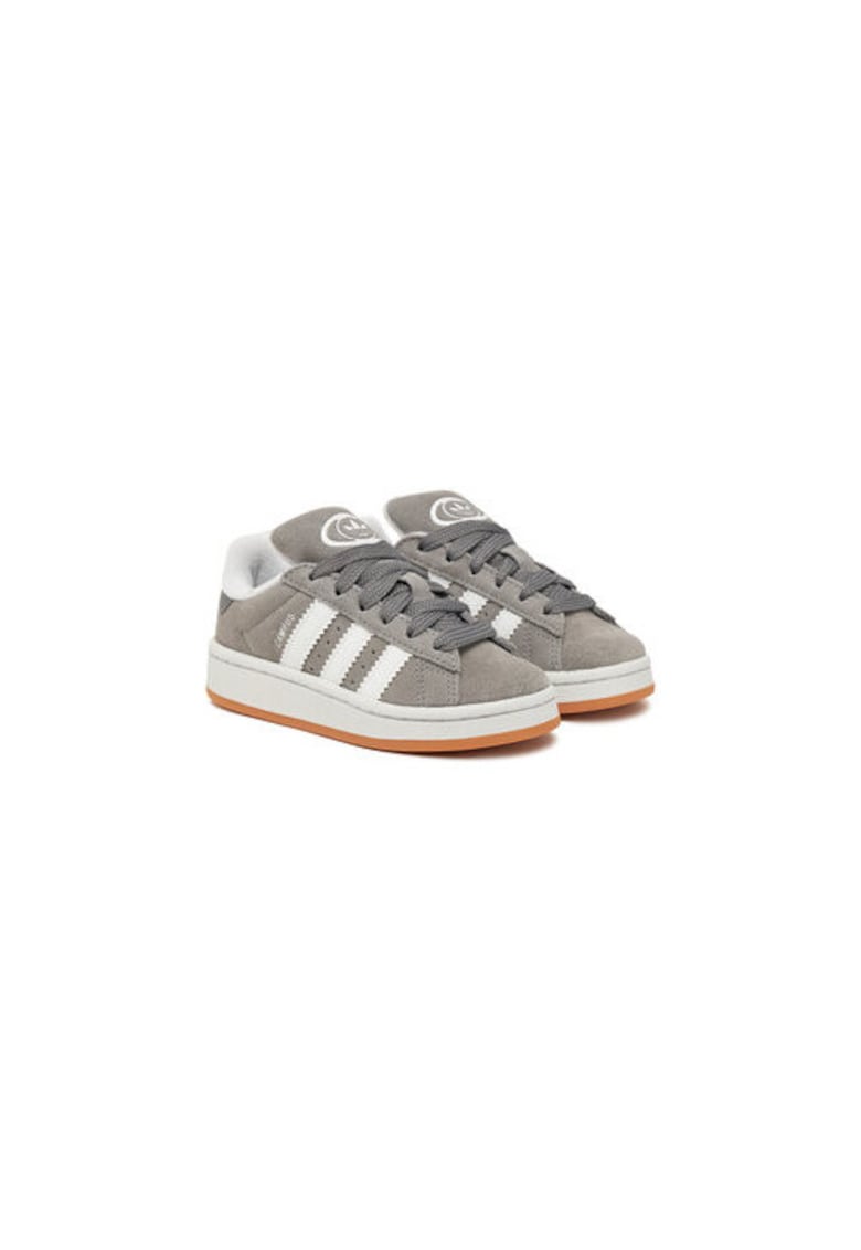 Tenisi low-cut din piele intoarsa