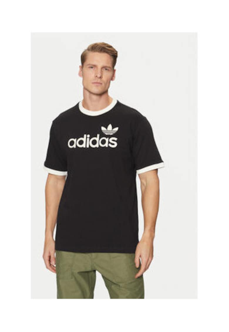 Tricou cu logo din bumbac