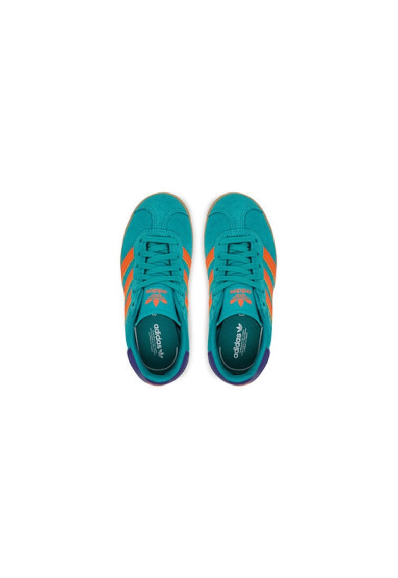 Pantofi sport din piele intoarsa cu accente contrastante Gazelle