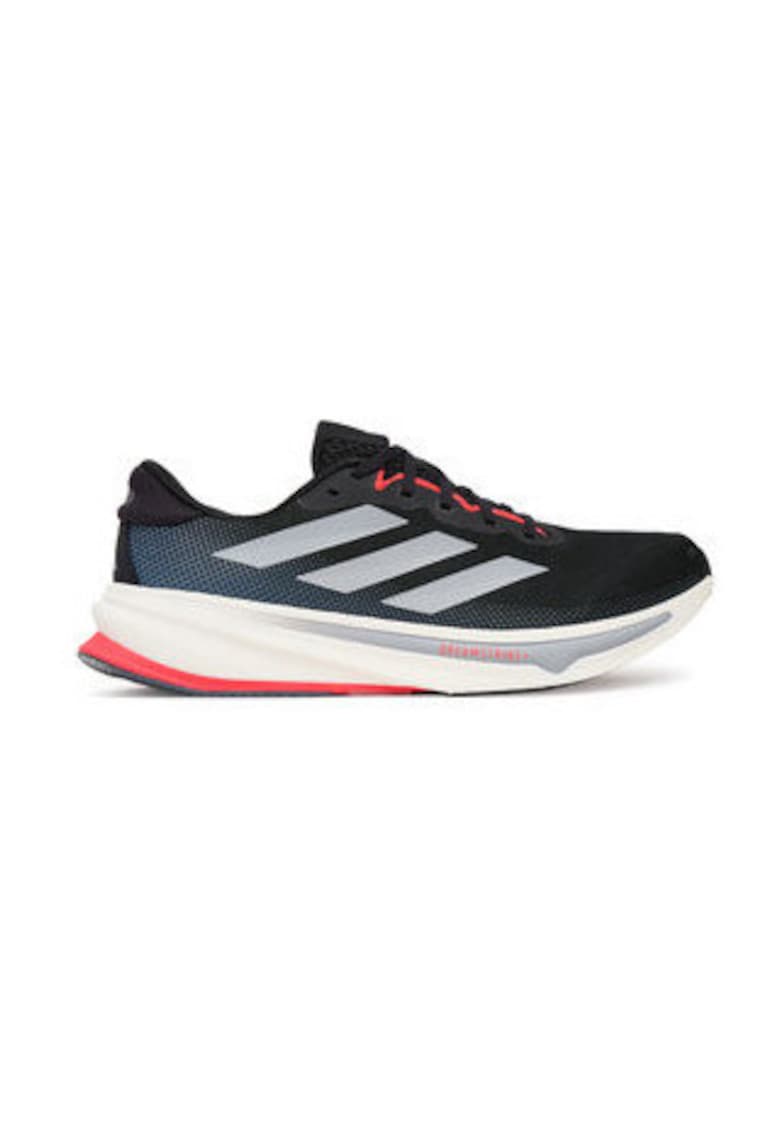 Pantofi textili de alergare cu print logofwqfwq - Negru