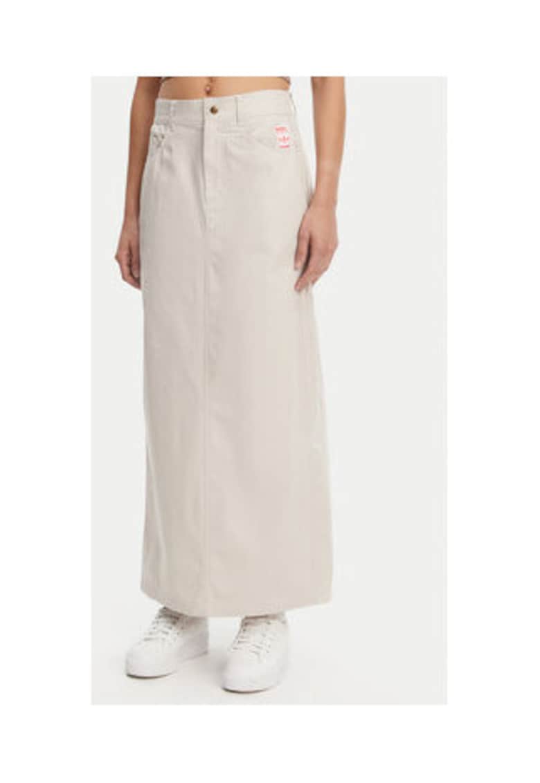 Fusta din denim cu talie medie