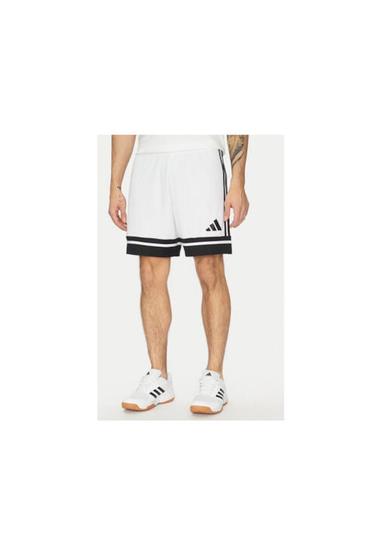 Pantaloni scurti in doua tonuri -
