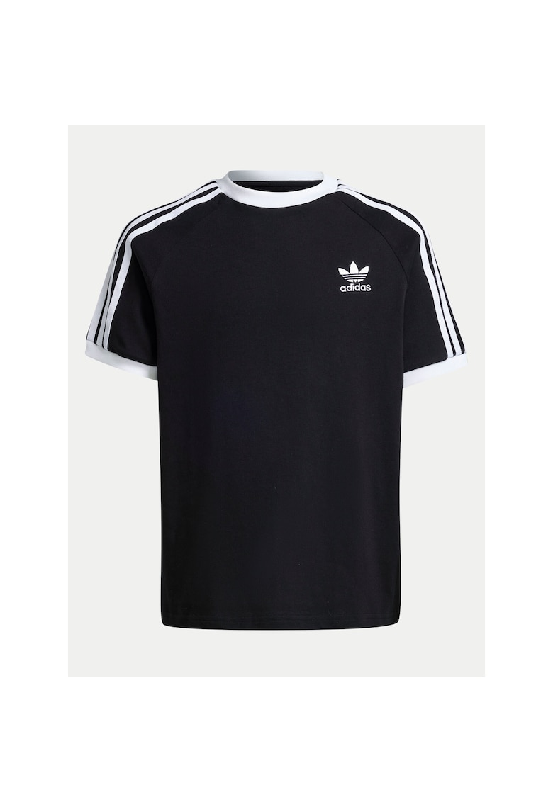 Tricou din bumbac cu logo contrastant
