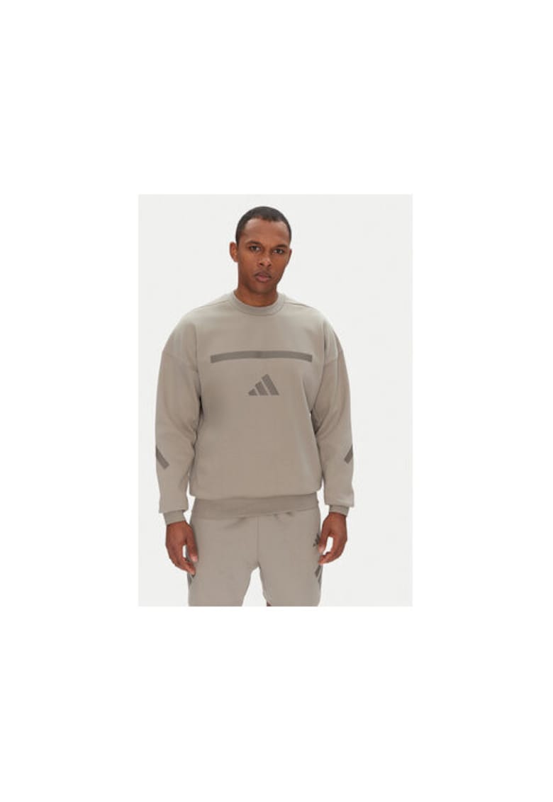 Bluzon lifestyle cu imprimeu logo