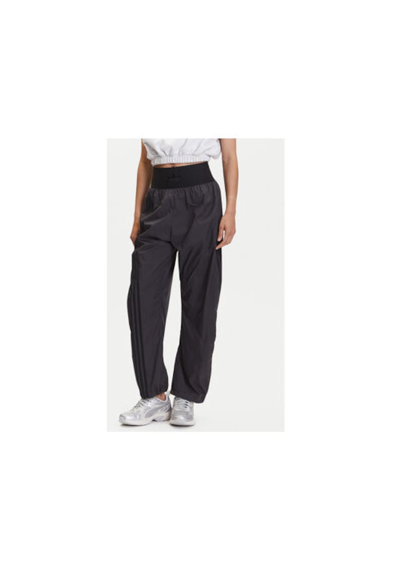 Pantaloni relaxed fit cu banda elastica in talie Pantaloni relaxed fit cu banda elastica in talie