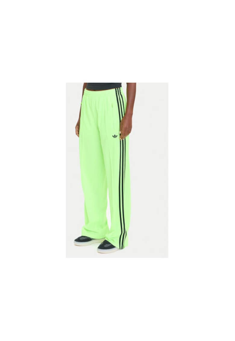 Pantaloni de trening din poliester cu dungi laterale