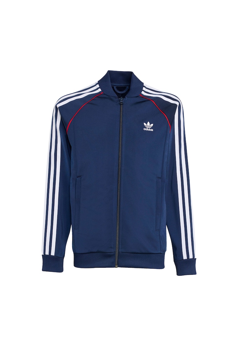 Bluza de trening regular fit cu logo si buzunare