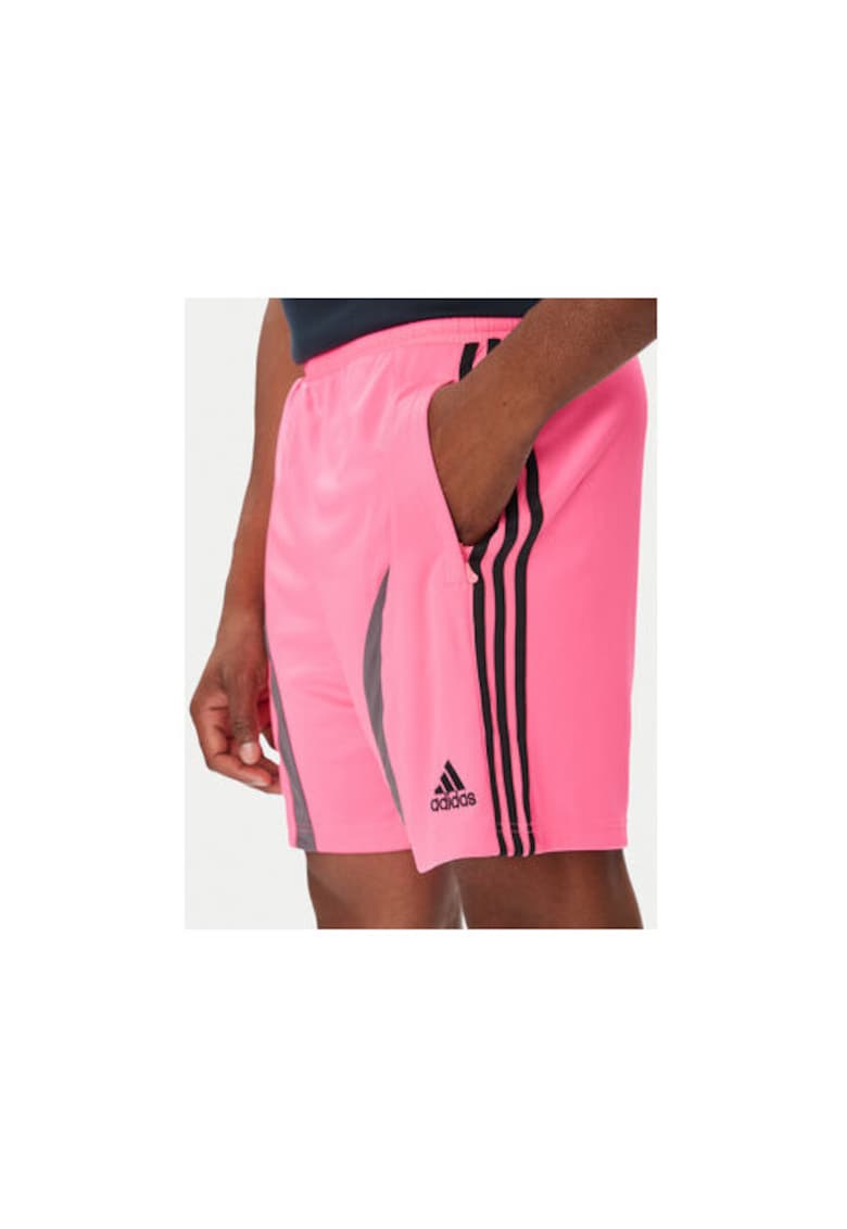 Pantaloni scurti sport cu logo brodat