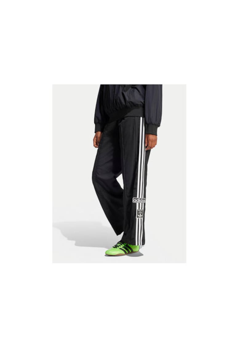 Pantaloni de trening cu dungi si logo