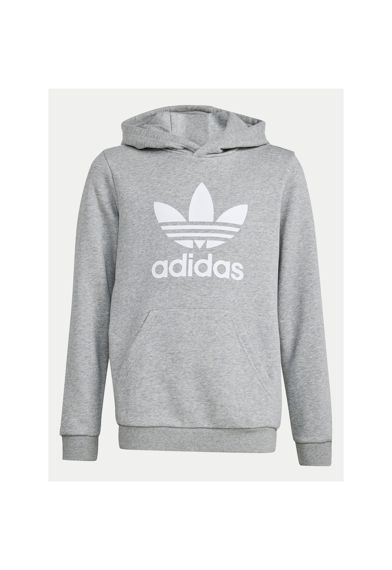 Hanorac cu logo frontal si buzunar kangaroo Hanorac cu logo frontal si buzunar kangaroo