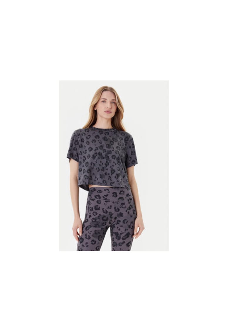 Tricou din poliester cu animal print