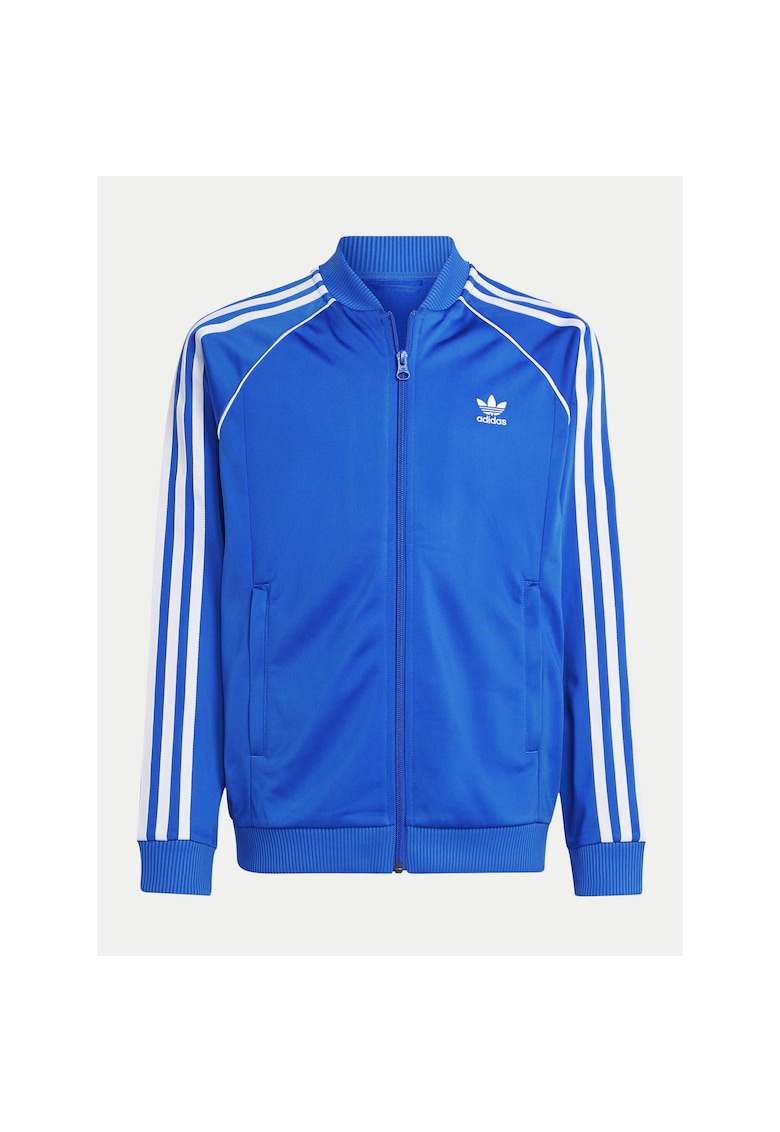 Bluzon cu fermoar si guler baseball