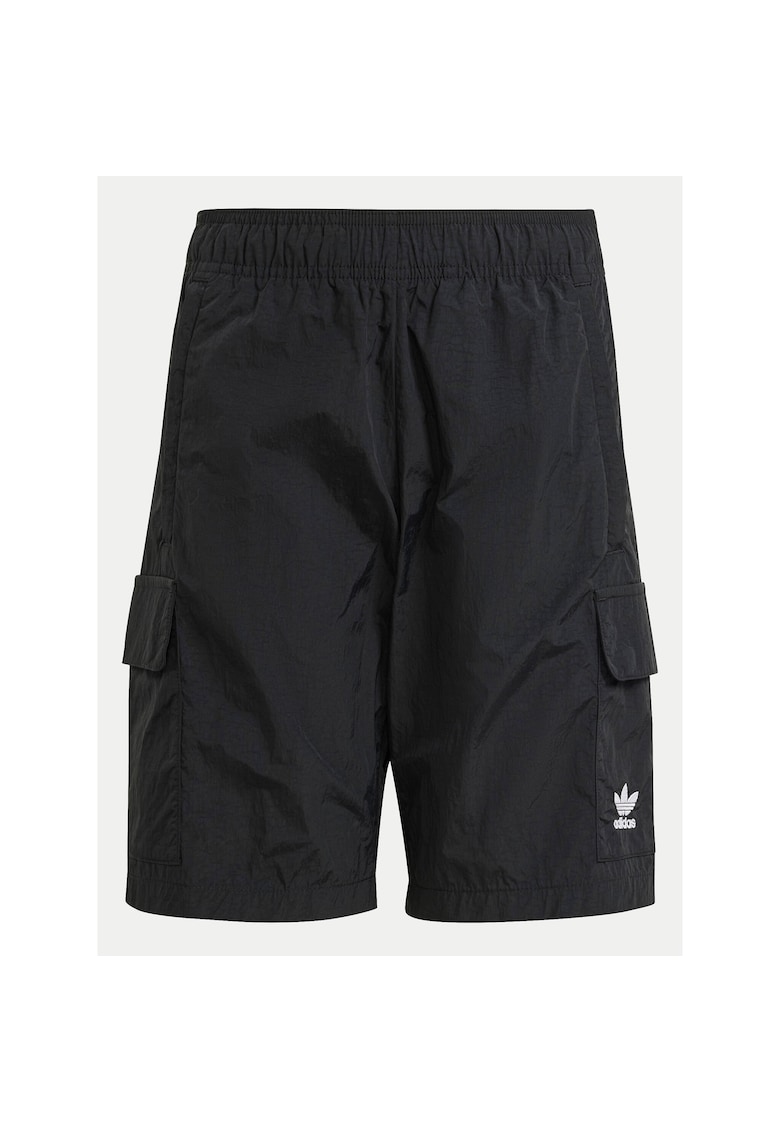 Pantaloni scurti relaxed fit cu detaliu logo