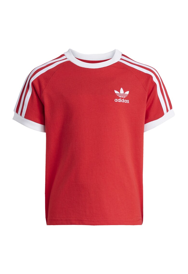 Tricou cu maneci raglan si decolteu la baza gatului