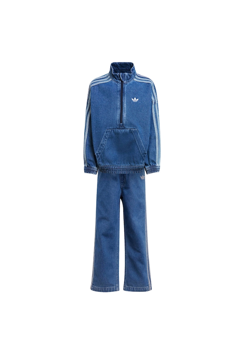 Set de bluza si pantaloni din denim -