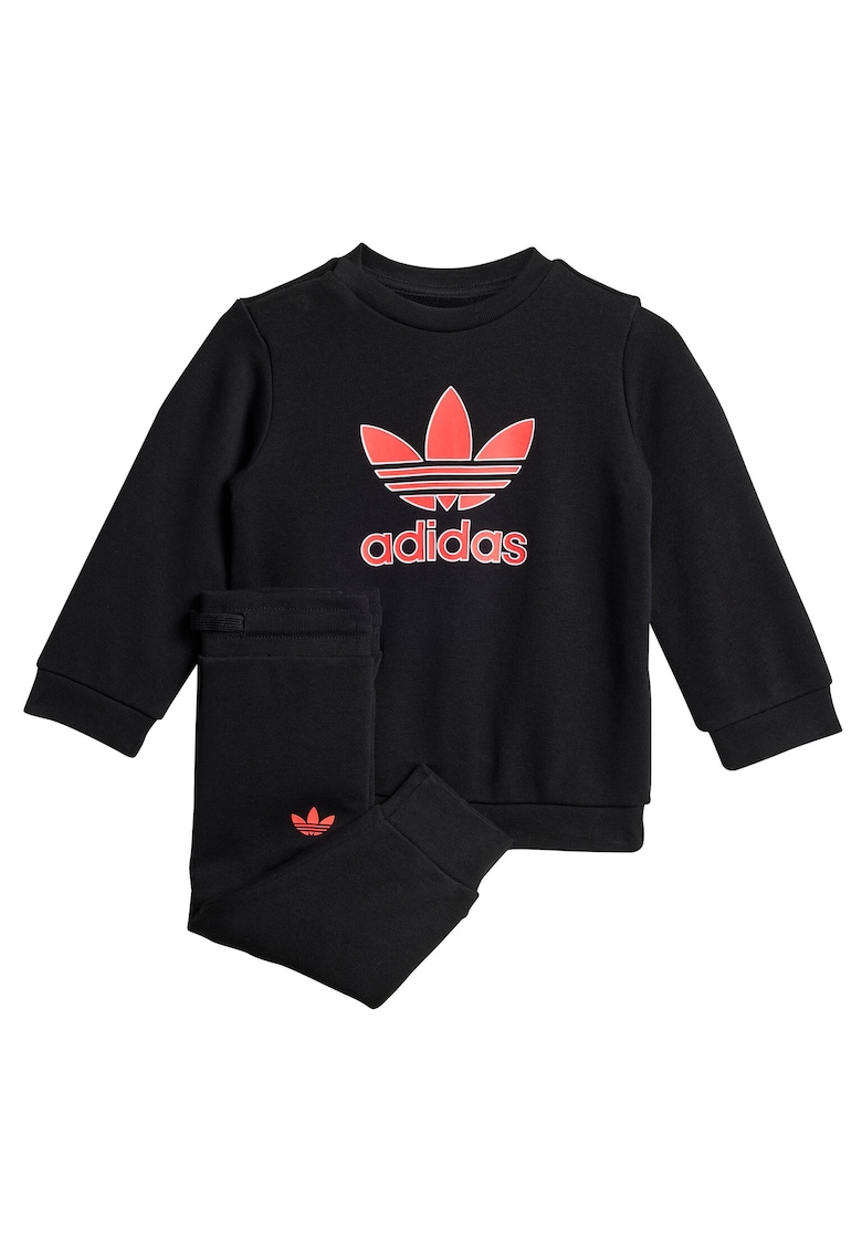 Trening din bumbac cu logo supradimensionat -