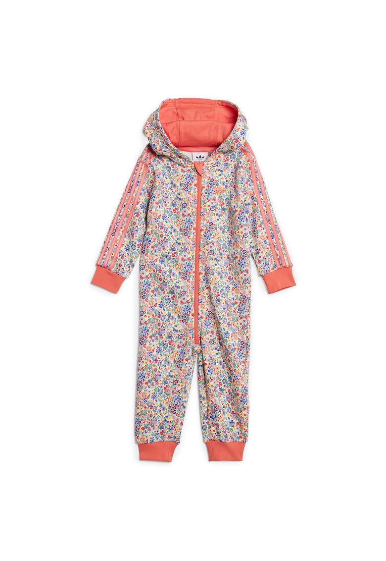 Salopeta cu model floral si fermoar