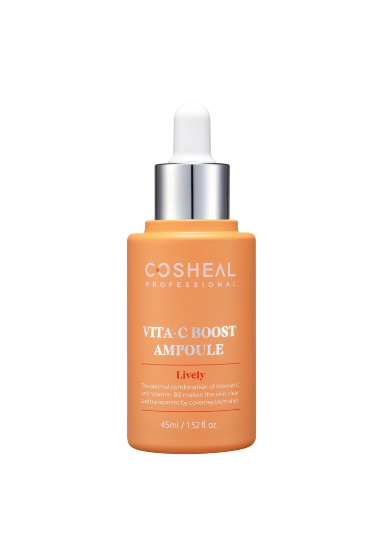 Ser iluminator cu vitamina C si vitamina B3 - VITA-C Boost Ampoule - Lively - Professional - 45 ml