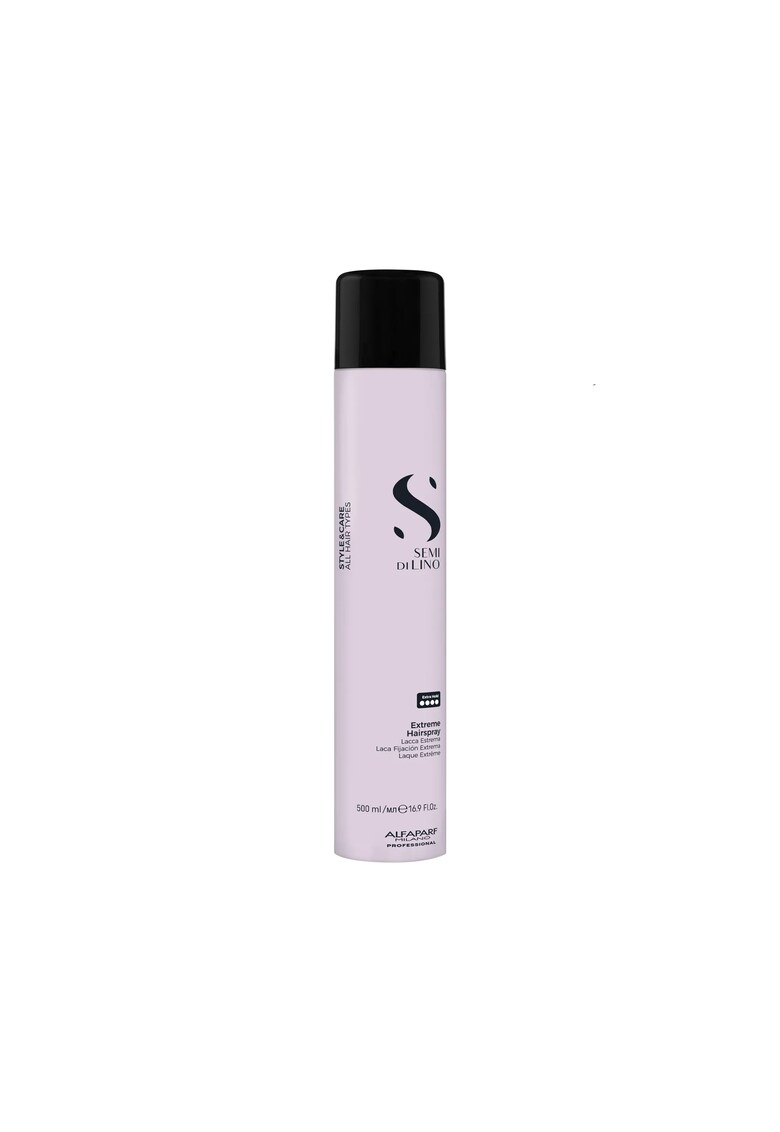 Fixativ cu fixare extra puternica si stralucire Milano Style & Care Extreme Hairspray - 500 ml