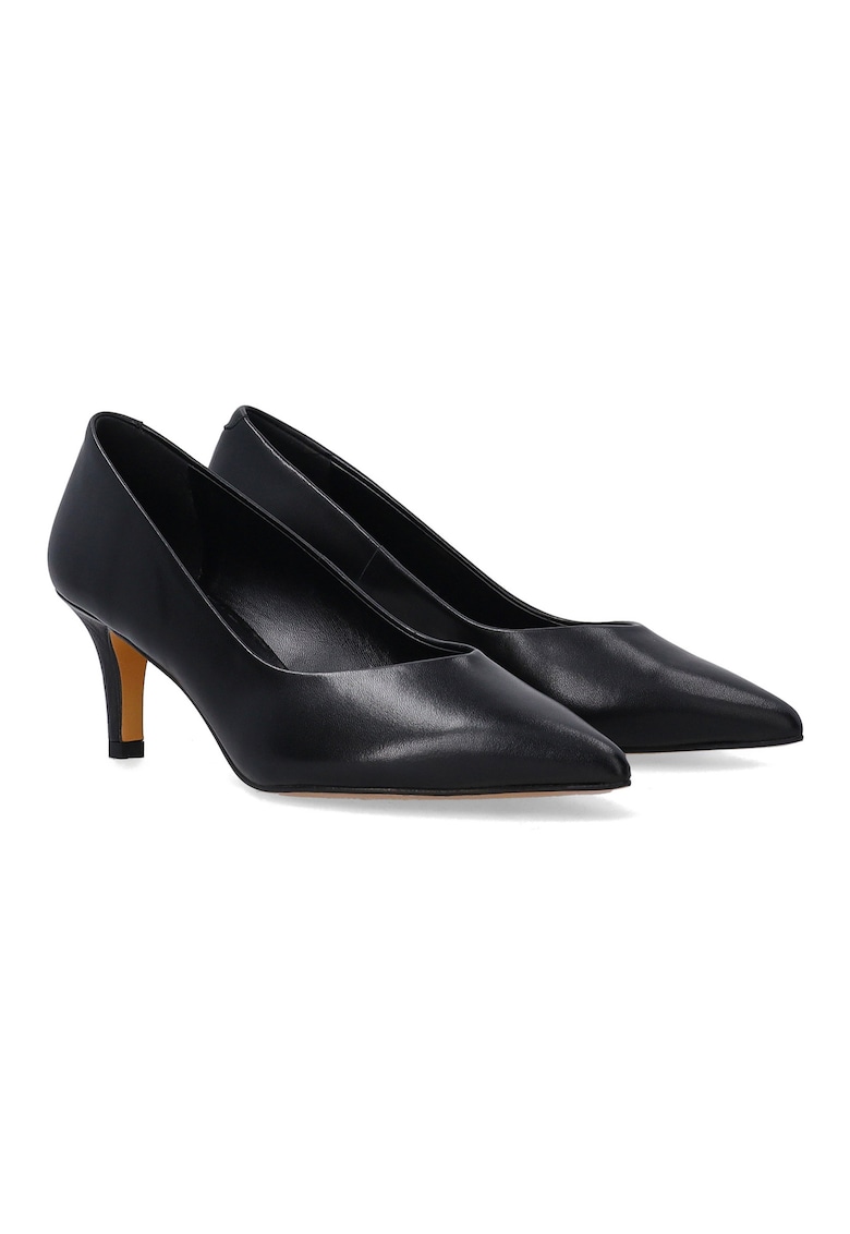 Pantofi din piele cu toc clasic