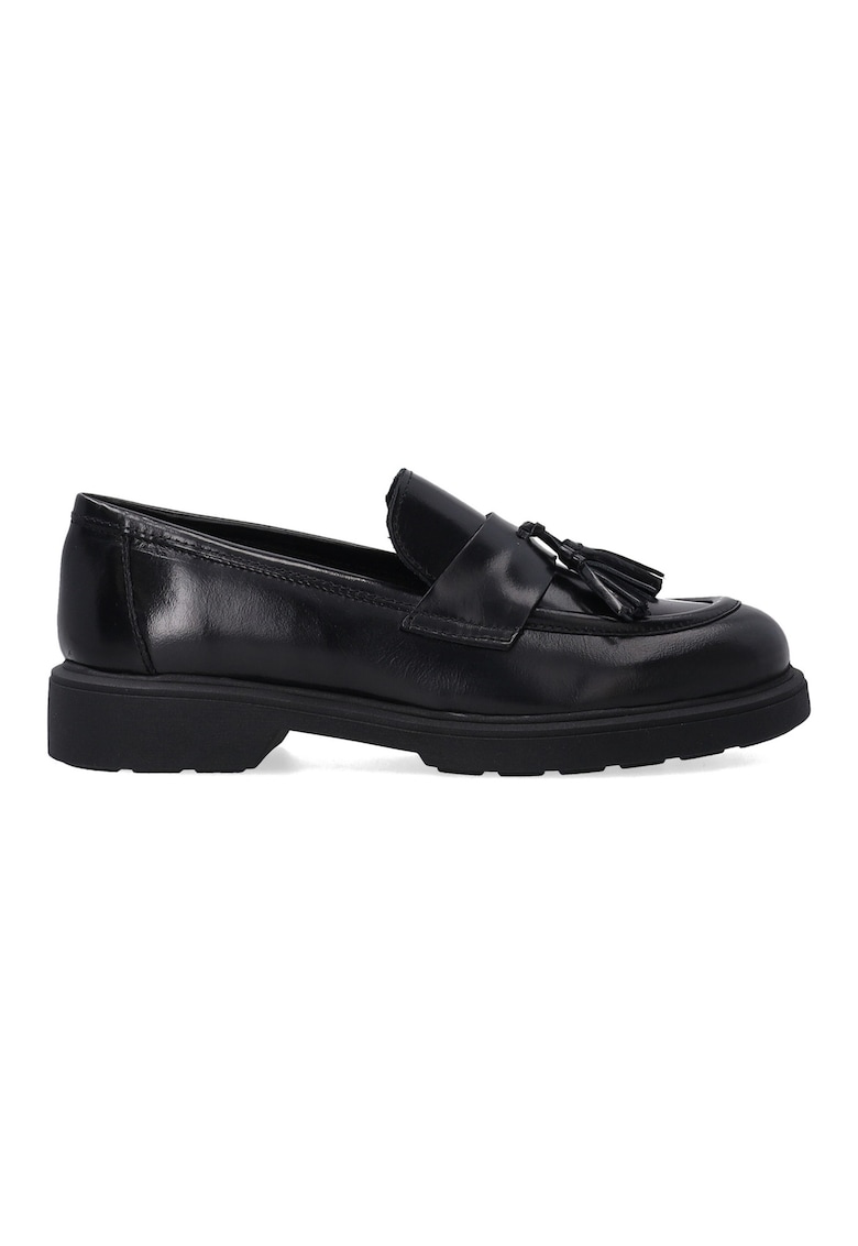 Pantofi tip loafer cu ciucuri