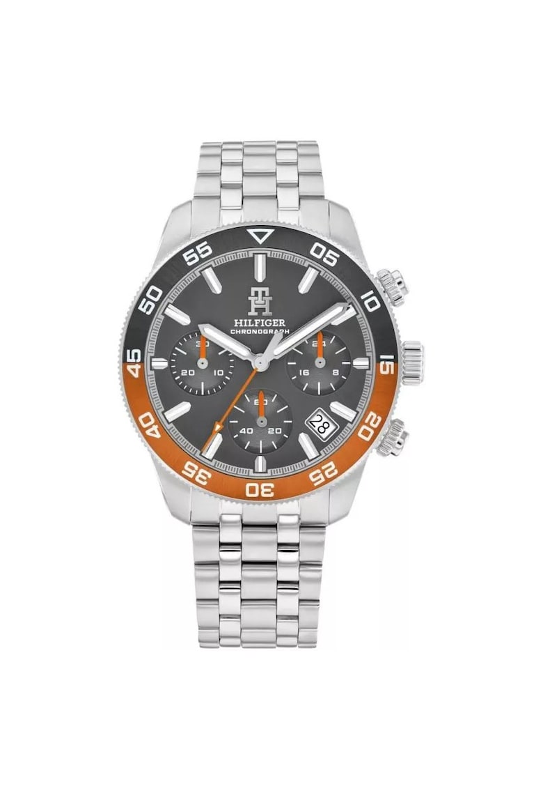Ceas barbatesc 1792186 TH85 Chronograph - cadran gri - carcasa rotunda 46x12mm - bratara din inox - rezistent la apa 50m
