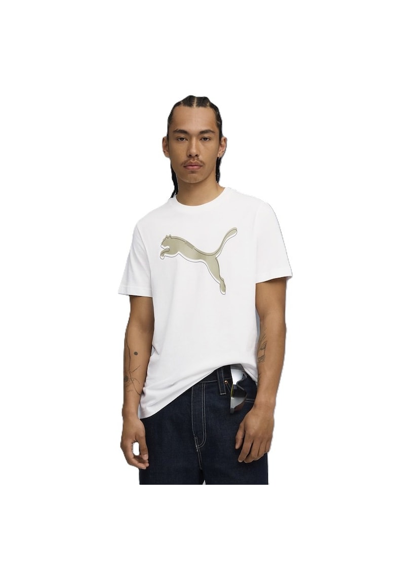 Tricou Graphic Cat Logo Tee-688030-02