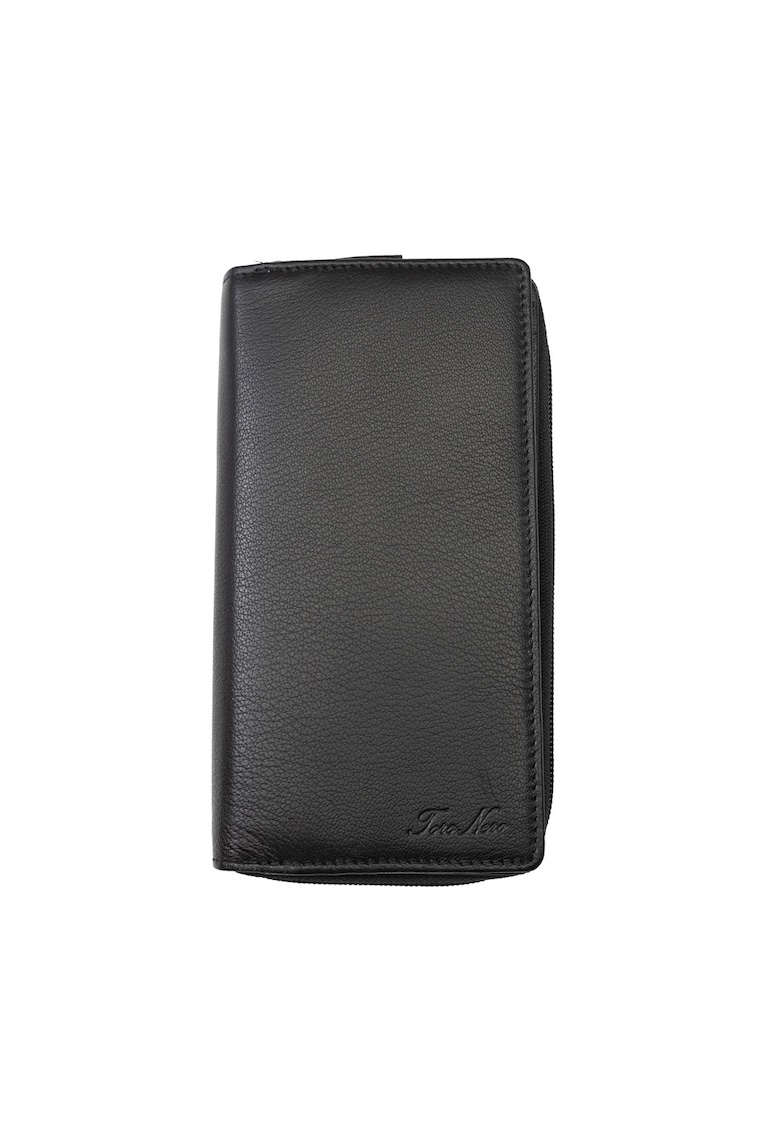 Portofel femei din piele naturala negru Gina - protectie RFID