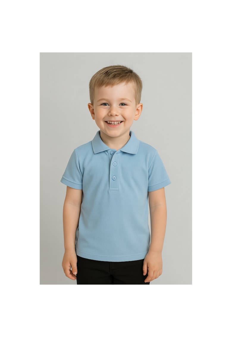 Tricou polo din bumbac pentru baieti - 13-14