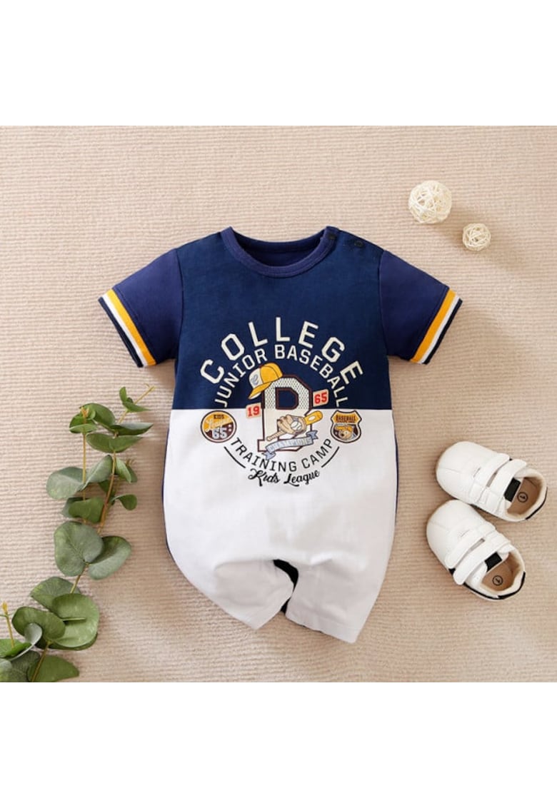 Salopeta pentru bebelusi Model AL 21313 College - 12-18 luni - Multicolor -