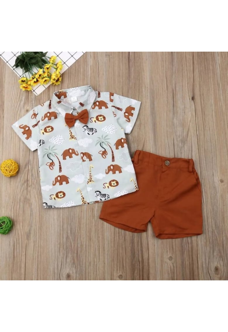 Costumas pentru bebelusi Model AL 21481 Jungle Animals - Multicolor