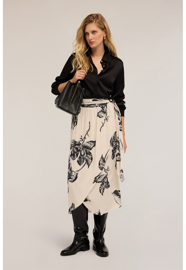 Camasa uni din satin