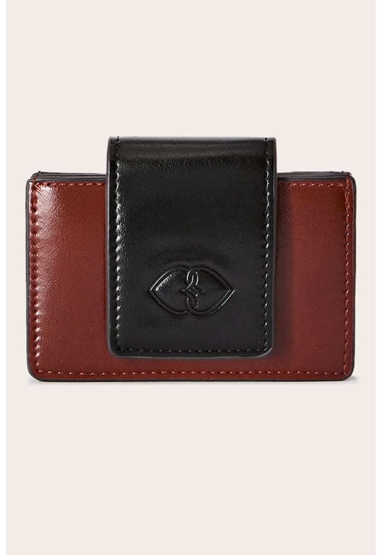 Portofel din piele ecologica cu clapa