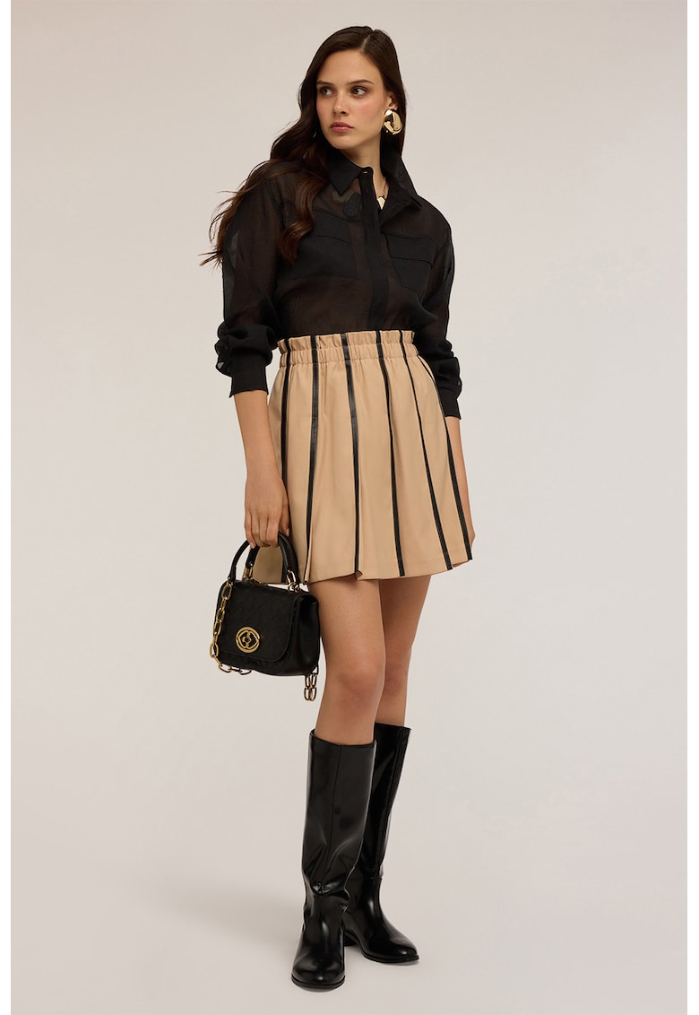 Camasa din organza cu buzunare