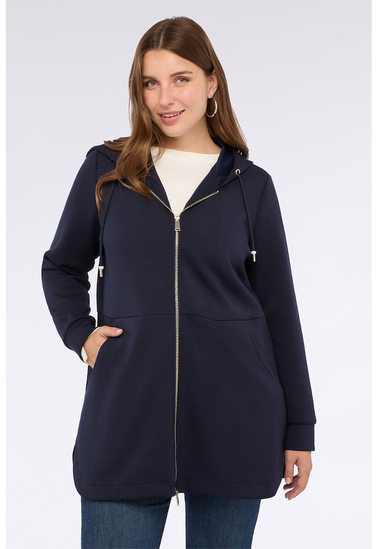 Jacheta cu gluga si fermoar