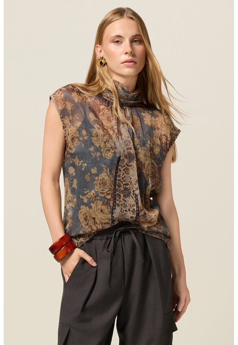 Bluza semitransparenta - fara maneci