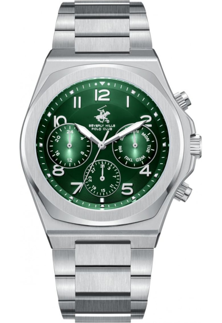 Ceas de barbati BEVERLY HILLS BP3777X.370 verde fashion