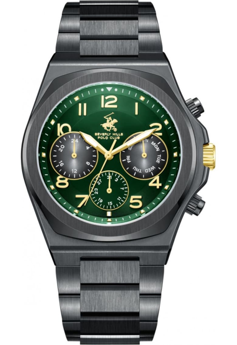 Ceas de barbati BEVERLY HILLS BP3777X.670 - verde fashion