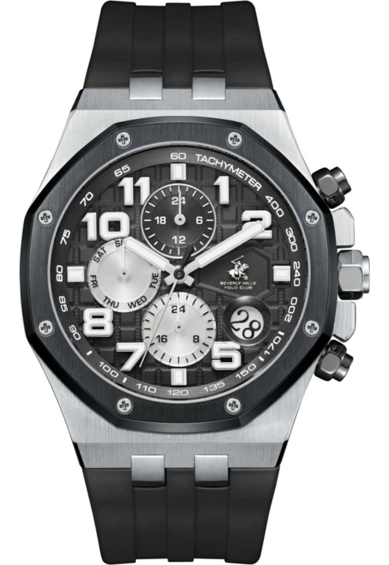 Ceas de barbati BEVERLY HILLS BP3783X.351 negru - de moda