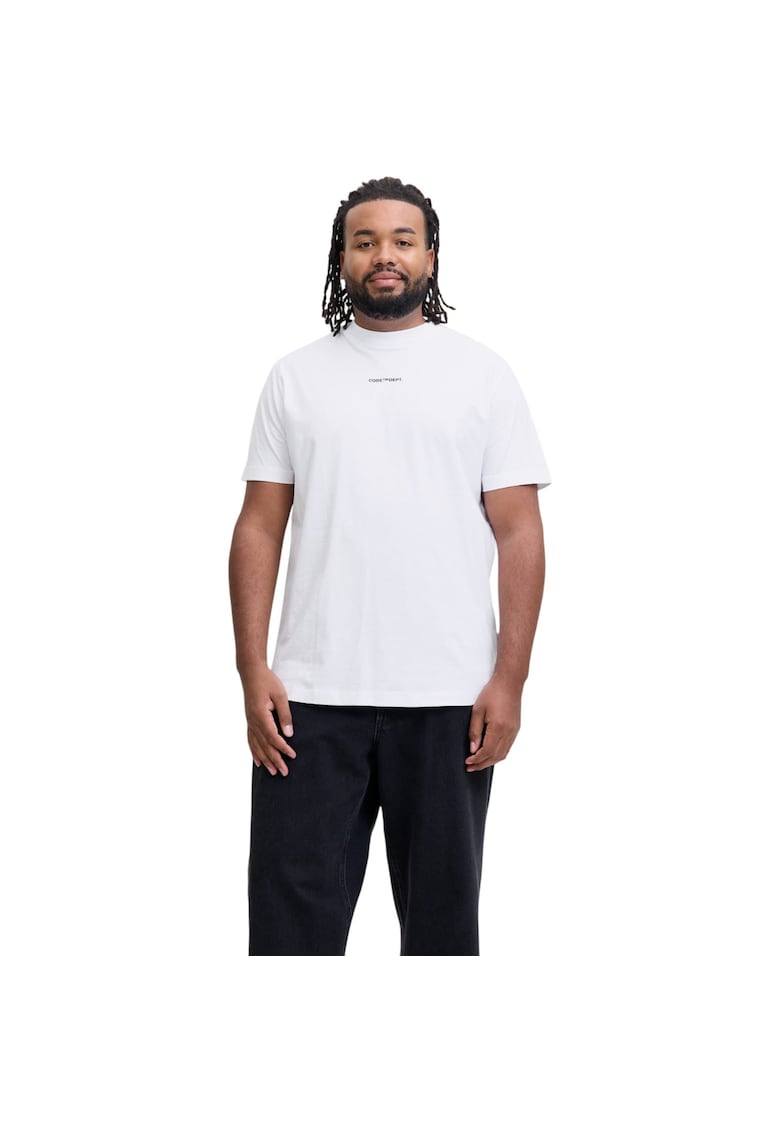 Jack & Jones Tricou JACK &JONES Cover Script Back PLS 50192 - Alb