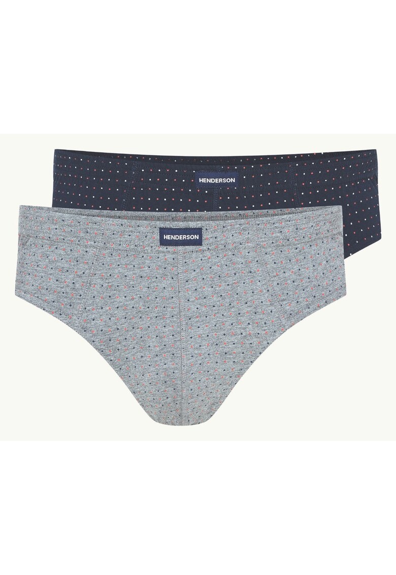 Slip barbati set 2 perechi - negru gri - Classic Henderon
