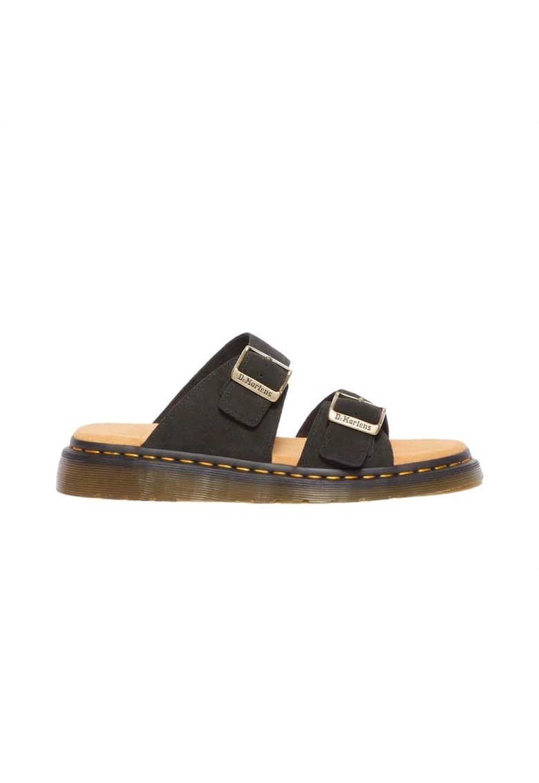 Papuci din piele intoarsa cu barete ajustabile cu catarama - Jorge 41082001