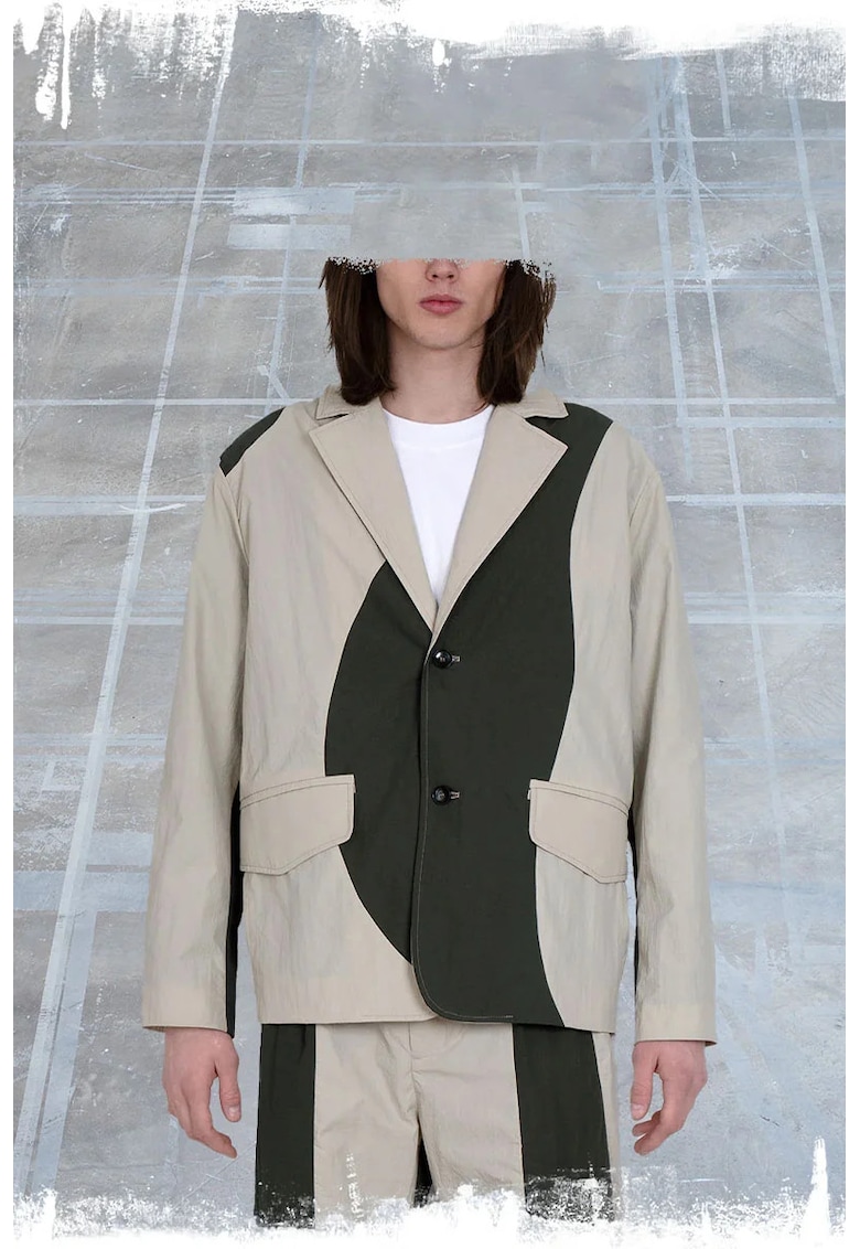 Sacou regular fit - cu buzunare frontale ISN1