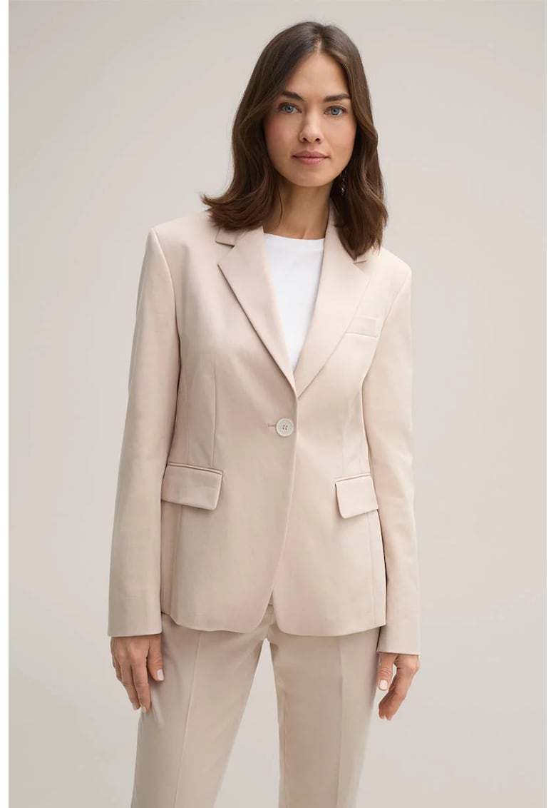 Sacou slim fit cu inchidere la un singur rand de nasturi WN1