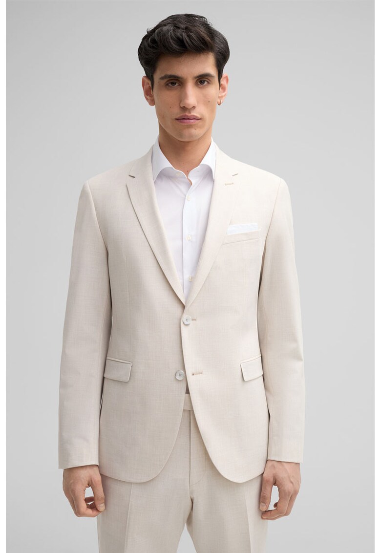 Sacou regular cu închidere la un singur rând de nasturi